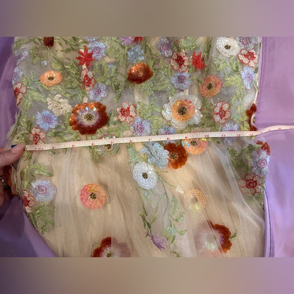 New floral/tulle prom dress - Picture 5 of 5